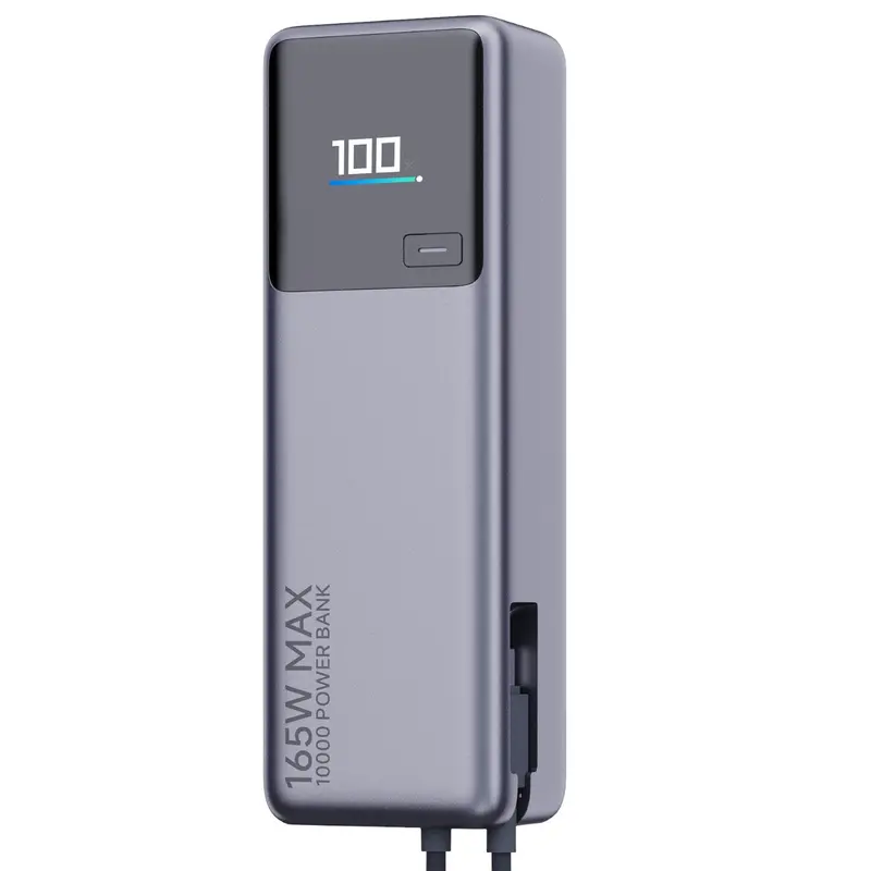 Xiaomi 165W Power Bank 10000Mah (Integrated Cable)-Silver 1