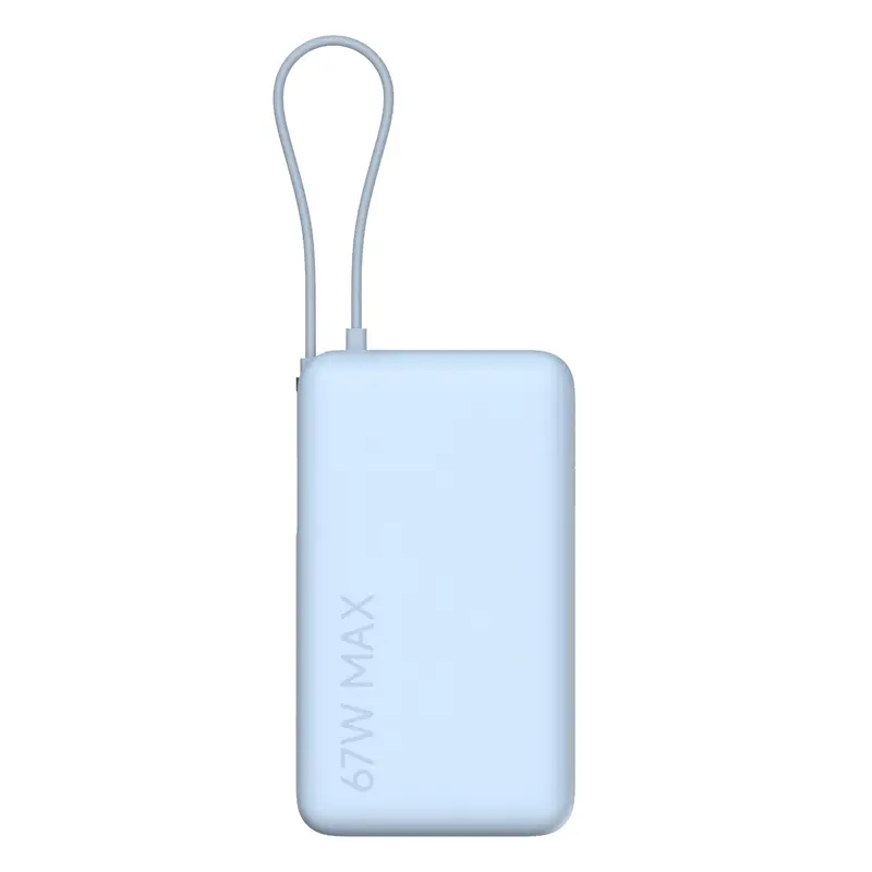 Xiaomi 67W Power Bank 10000 (Integrated Cable) - Ice Blue 2