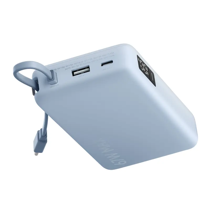 Xiaomi 67W Power Bank 20000 (Integrated Cable) - Ice Blue 2
