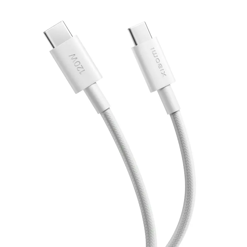 Xiaomi 6A Braided Usb Type-C To Usb Type-C Cable (1M) - White 2