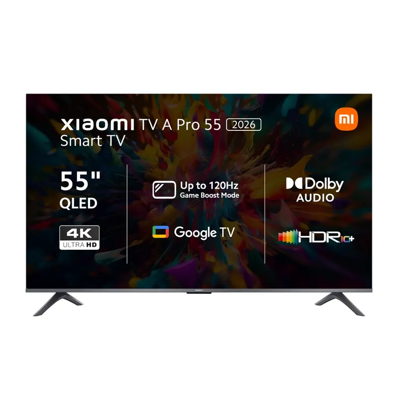Xiaomi A Pro 55" Qled 4K Smart Tv (Hdr10+, Google Tv, Dolby Audio, 60Hz) 1