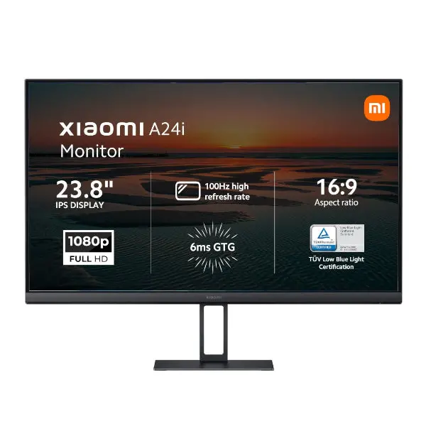 Xiaomi A24i 24" Full Hd 1080P Ips Monitor (100Hz, 6Ms, 16:9, Hdmi/Dp, Flicker-Free, And Vesa Mount) 1