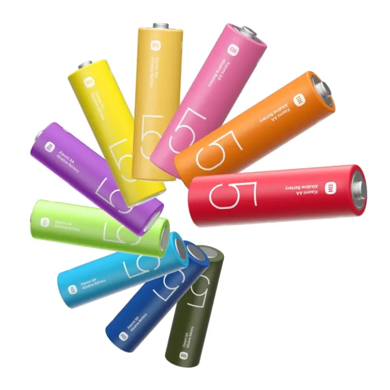 Xiaomi Aa Rainbow Batteries (10 Pack) 1
