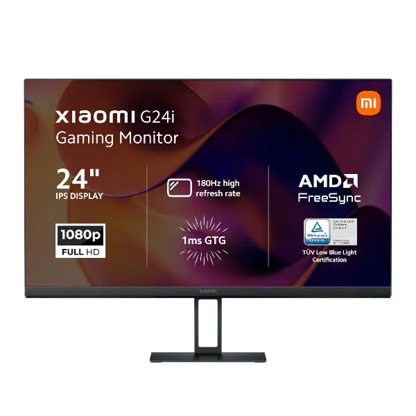 Xiaomi G24i 24" Full Hd 1080P Ips Gaming Monitor (180Hz, 1Ms, 16:9, Hdmi/Dp, And Amd Freesync) 1