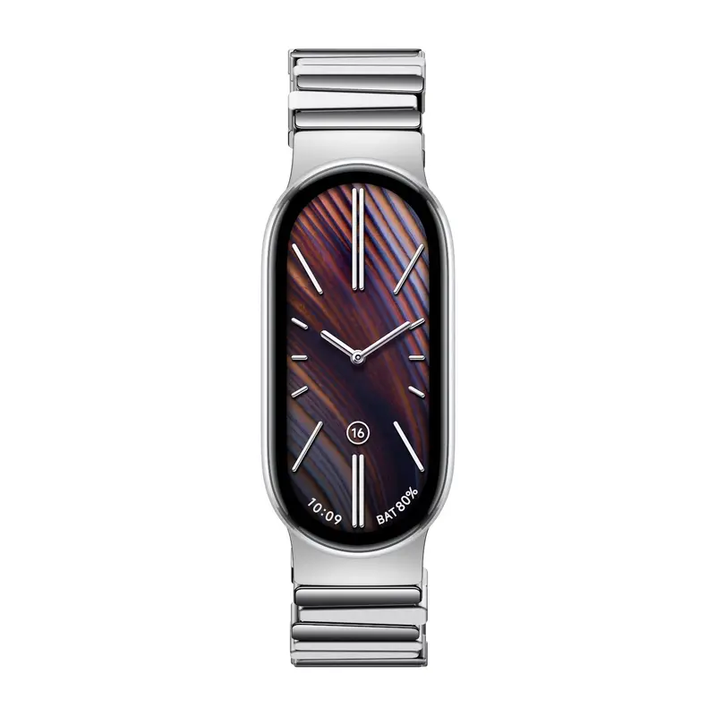 Xiaomi Smart Band 10 Asymmetrical Metal Strap – Silver 1
