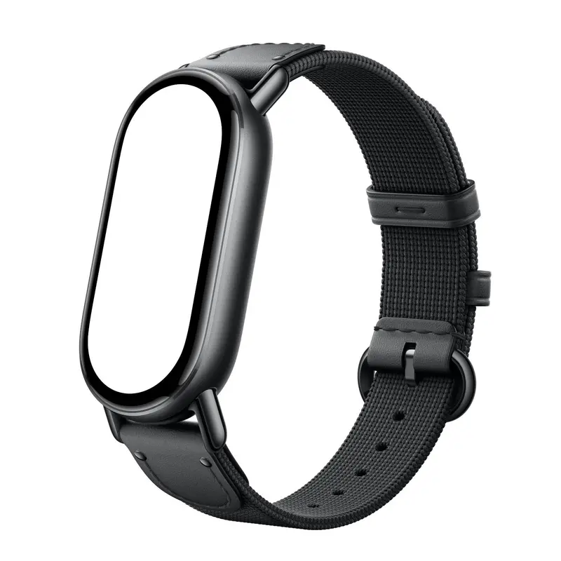 Xiaomi Smart Band 10 Knitted Silk Strap - Ebony Black 2