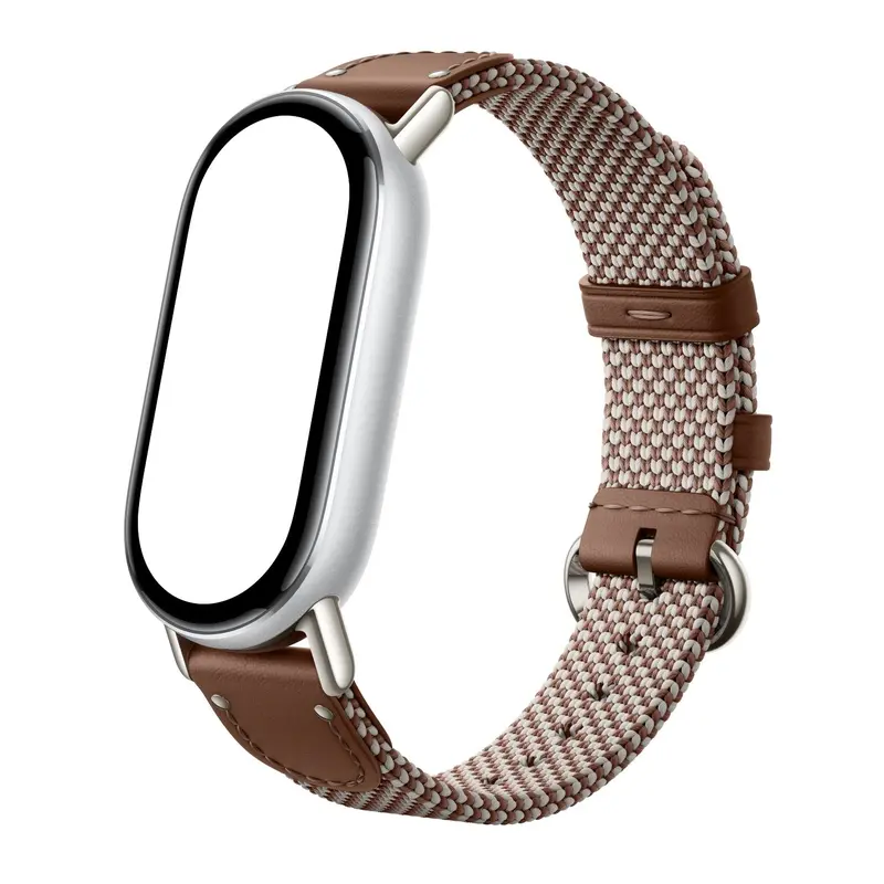 Xiaomi Smart Band 10 Knitted Silk Strap - Feather Brown 2