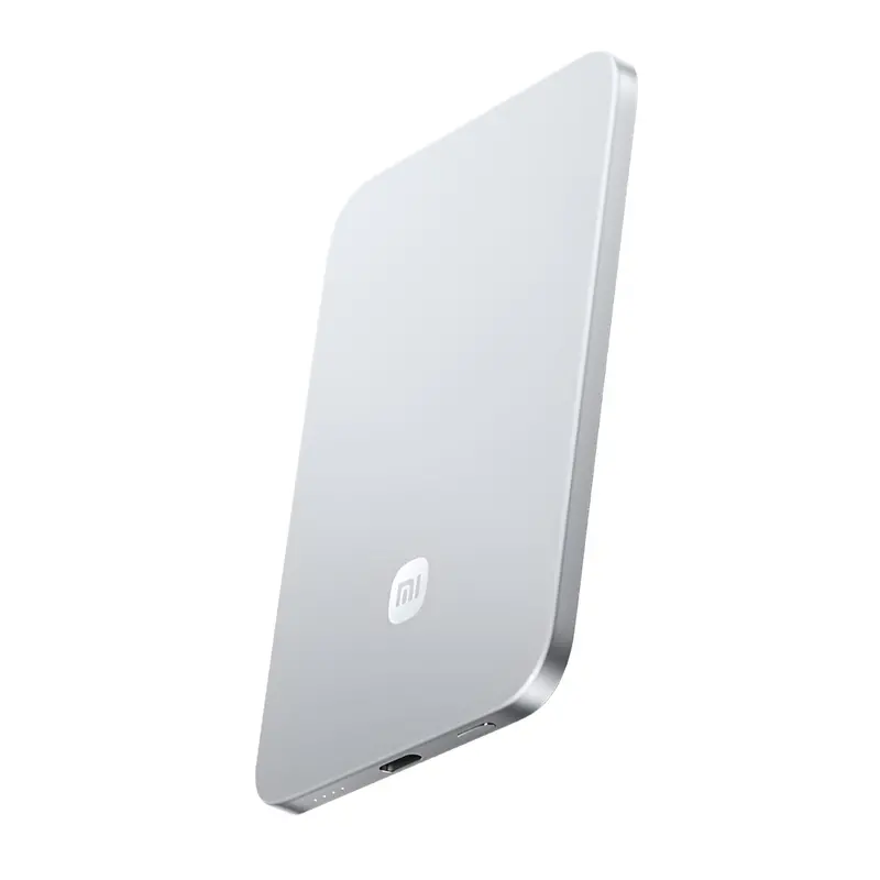 Xiaomi Ultrathin Magnetic Power Bank 5000 15W - Aluminium Silver 1