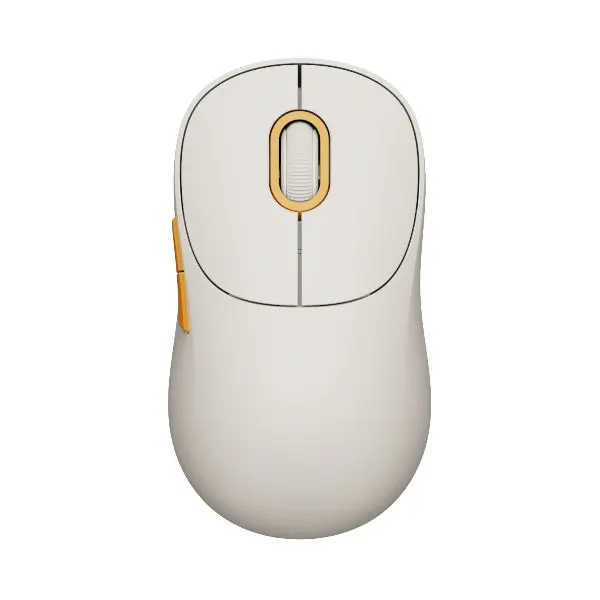 Xiaomi Wireless Mouse 3, Dual-Mode Bluetooth, 1200Dpi Sensor - Off-White 1