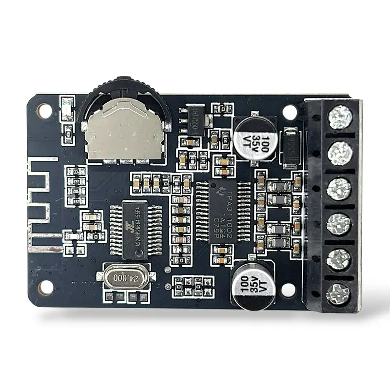 Xy-P15w Stereo Bluetooth Amplifier Board 10W/15W/20W | 12V/24V Digital Audio Amplifier Module For Diy Speakers 1