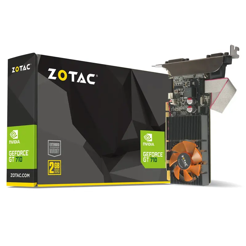 Zotac Geforce Gt 710 Ddr3 2Gb Graphics Card 1