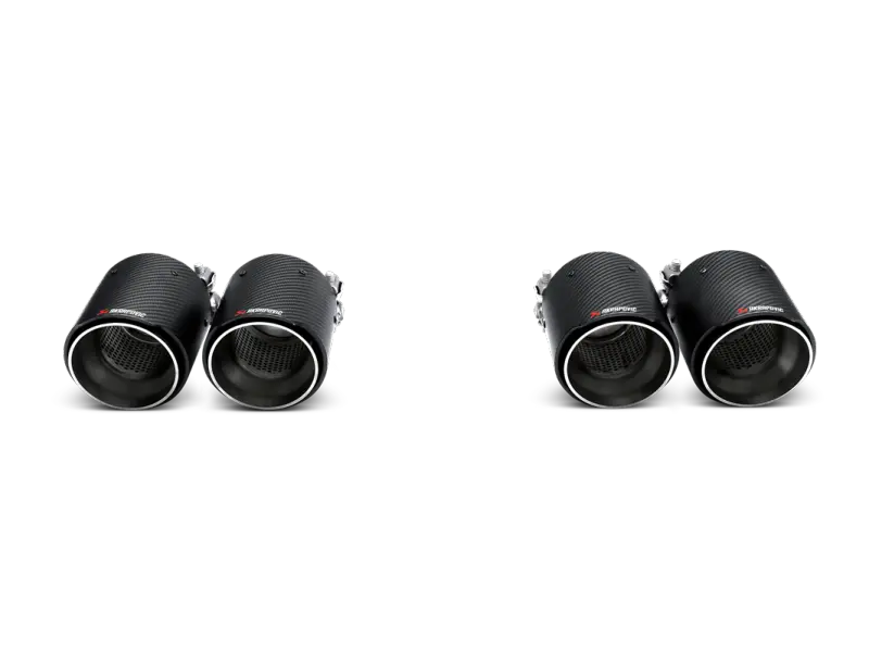 Akrapovič Carbon Fiber Tailpipe Set For 2014–2017 Bmw M3/M4 (F80/F82) 1