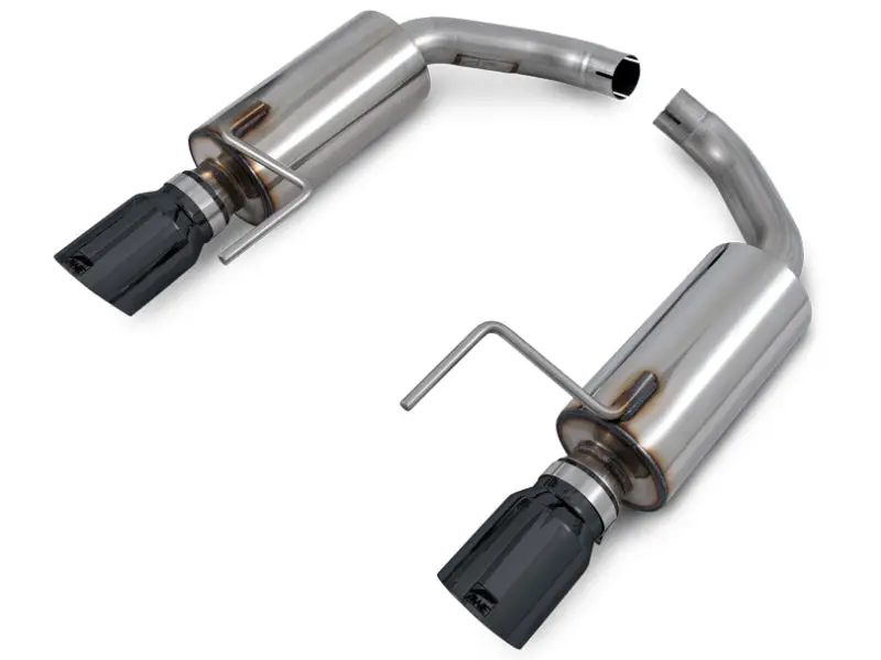 Awe Tuning Ecoboost Axle-Back Exhaust System For S550 Mustang — Touring Edition With Diamond Black Tips 1