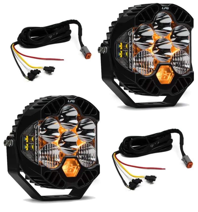 Baja Designs Lp6 Led Light Kit For Jeep Jl/Jt Rubicon Steel Bumper – Includes Upfitter Switch 1
