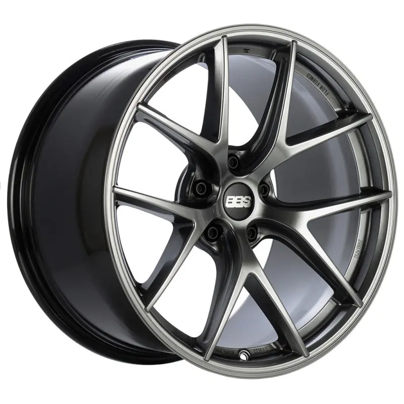 Bbs Ci-R Forged Alloy Wheel – 19X10, Et46 Offset, Gloss Diamond Black Finish 1