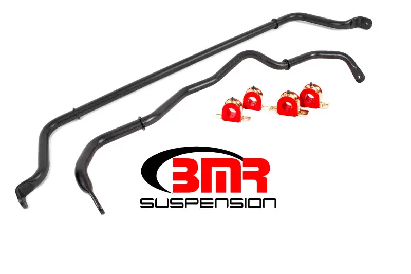 Bmr Front & Rear Sway Bar Kit For 2016–2020 Camaro — Includes Bushings, Black Hammertone Finish 1