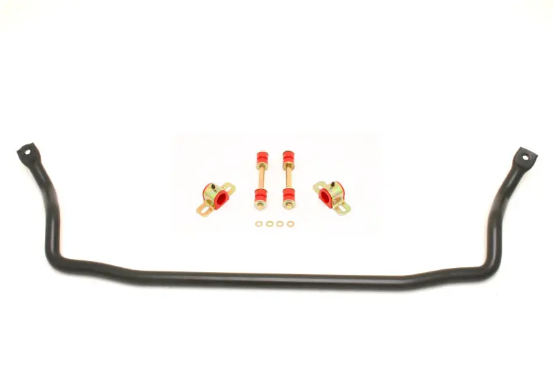 Bmr Solid Front Sway Bar Kit – 1.25″ Diameter, For 1970–1981 F-Body (Camaro/Trans Am), Black Hammertone Finish 1