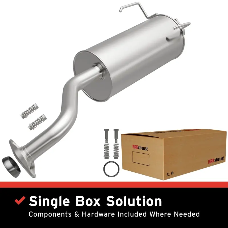 Bre Stainless Steel Muffler Kit For 2002–2004 Honda Cr-V 2.4L 1