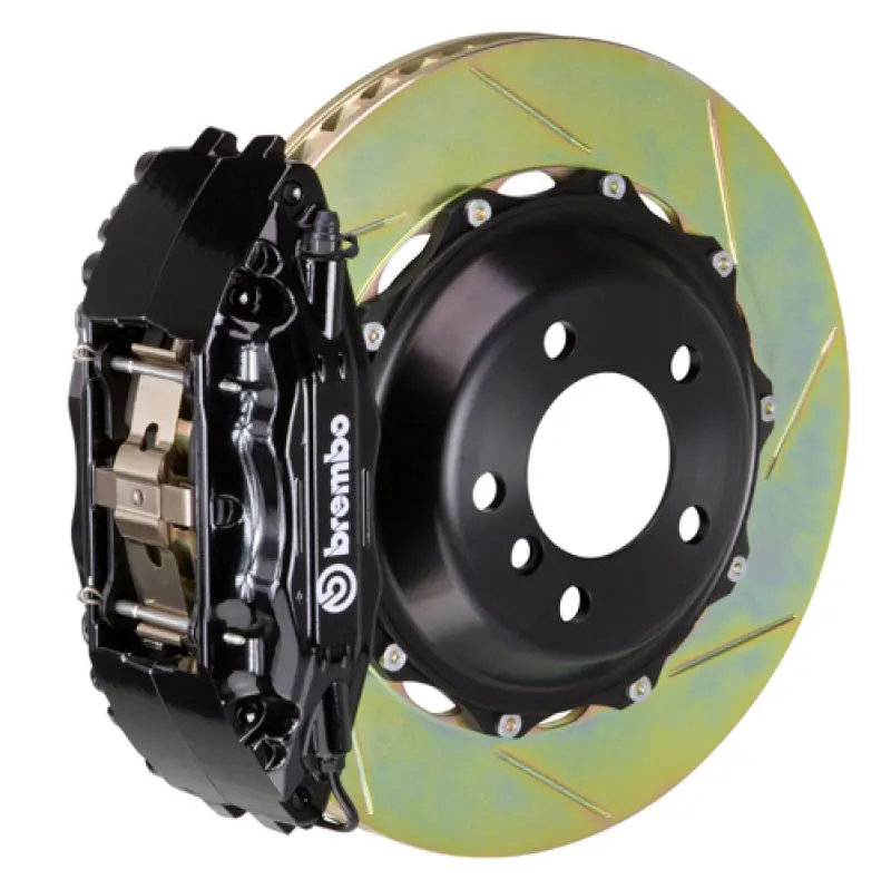 Brembo Front Gt Big Brake Kit For 2001–2007 Mercedes-Benz C-Class (Including Amg) – 4-Piston Calipers, 355X32Mm Slotted Two-Piece Rotors 1