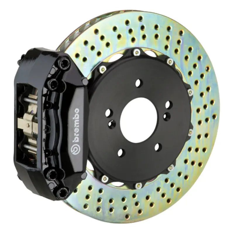 Brembo Gt Big Brake Kit For 2002–2006 Ford Focus Svt & Gt – Front, 4-Piston Calipers, Drilled 328×28Mm Two-Piece Rotors 1