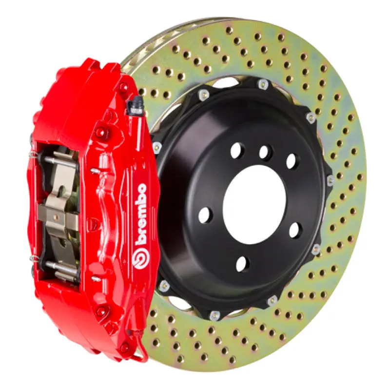 Brembo Gt Big Brake Kit – Front, 6-Piston Calipers & Drilled 355×32Mm Two-Piece Rotors For 1999–2005 Bmw 330I (Non-Xdrive) 1