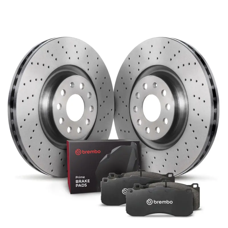Brembo Oe 99-06 Audi A4/1999 A4 Quattro/02-06 A4 Quattro/99-01 A6/99-01 Passat Front Disc Brake Kit 1