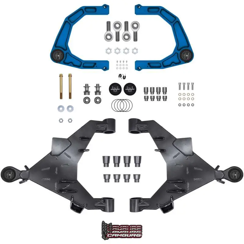 Camburg 22-25 Toyota Tundra 2Wd/4Wd Blue Kinetik Uniball Trail Series Long Travel Kit W/ Billet Uca 1