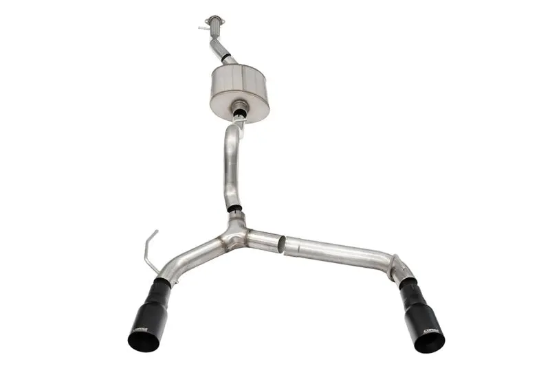 Corsa Cat-Back Exhaust System – Dual Rear Exit, 2.75" Tubing, 4" Black Tips For 2021–2022 Ford Bronco 2.7L 1