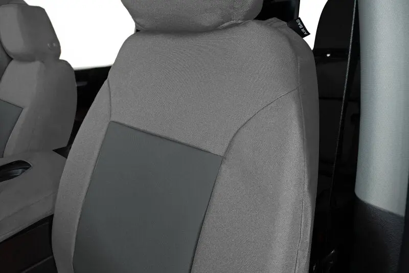 Covercraft Endura Precisionfit Front Row Seat Covers For 2019–2024 Dodge Ram – Silver/Charcoal 2