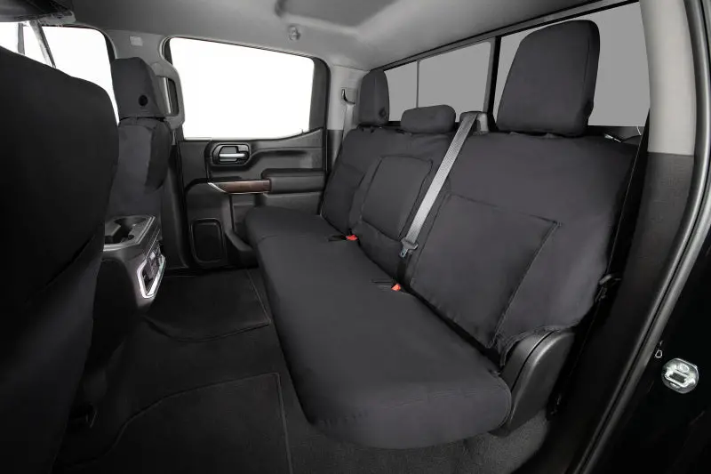 Covercraft Seatsaver Custom Polycotton Seat Covers For 2021–2024 Toyota Sienna – Second Row, Charcoal 2