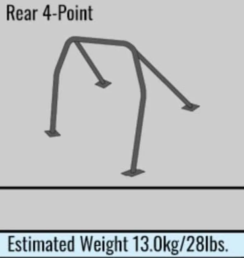 Cusco 4-Point Rear Roll Cage For 1989–1996 Toyota Mr2 (Non-T-Bar Roof) – 2-Seat Safety System 1