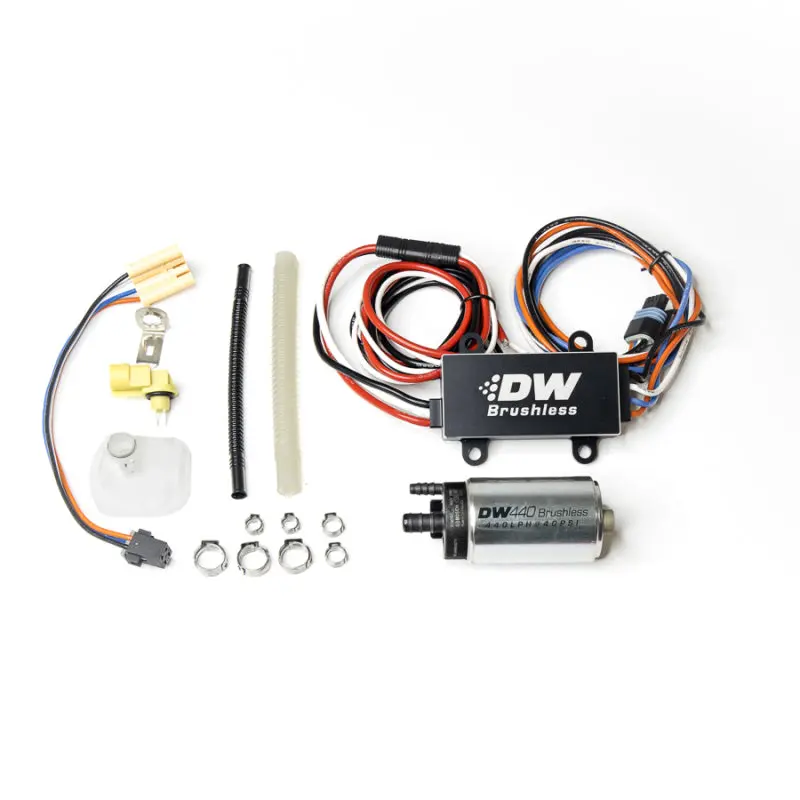 Deatschwerks Dw440 Brushless Fuel Pump Kit – 440 Lph, Includes Single/Dual Controller And Installation Hardware For 2015+ Ford Mustang Gt 1