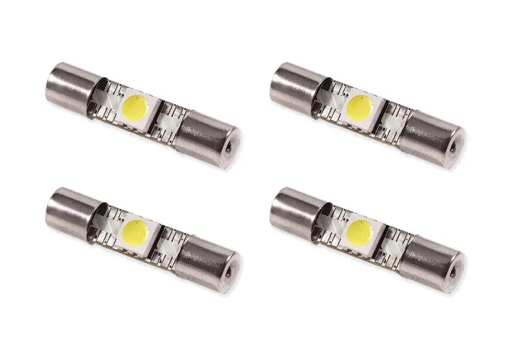 Diode Dynamics Dd0042Q – 28Mm Smf1 Led Red Replacement Bulbs (Pack Of Four) 1