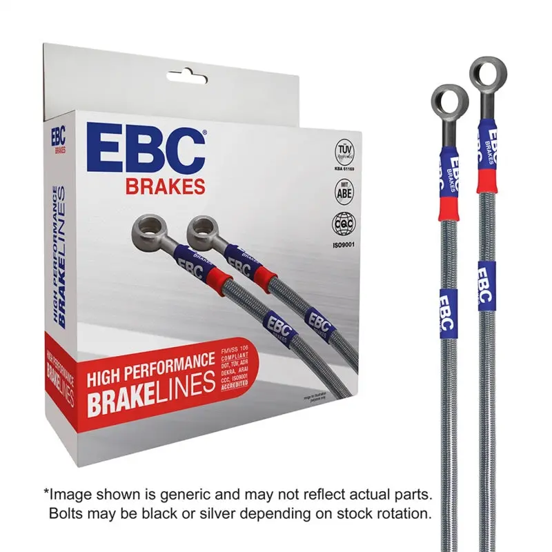 Ebc Stainless Steel Brake Line Kit For 2012–2015 Chevrolet Camaro (5Th Gen) 6.2L Supercharged Models 1