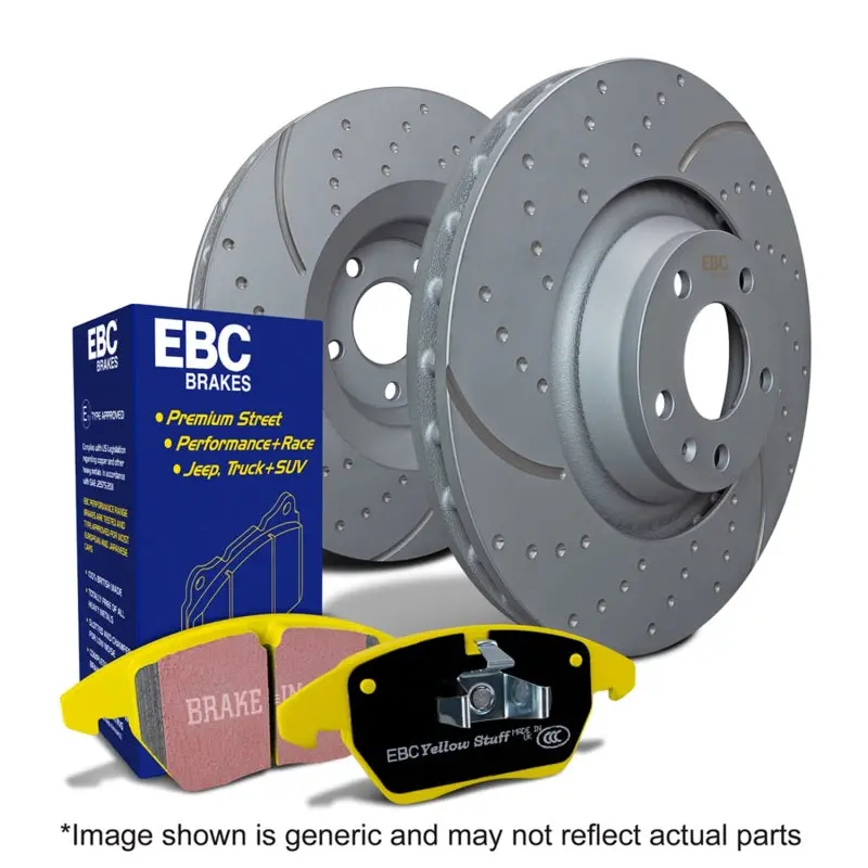 Ebc Yellowstuff Brake Pad & Gd Rotor Kit – High-Performance Street And Track Friction Package 1