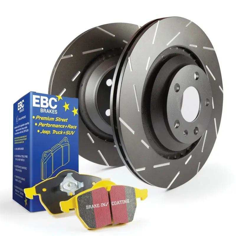 Ebc Yellowstuff Brake Pad & Usr Rotor Kit — S9 Series, High-Friction Performance Upgrade 1