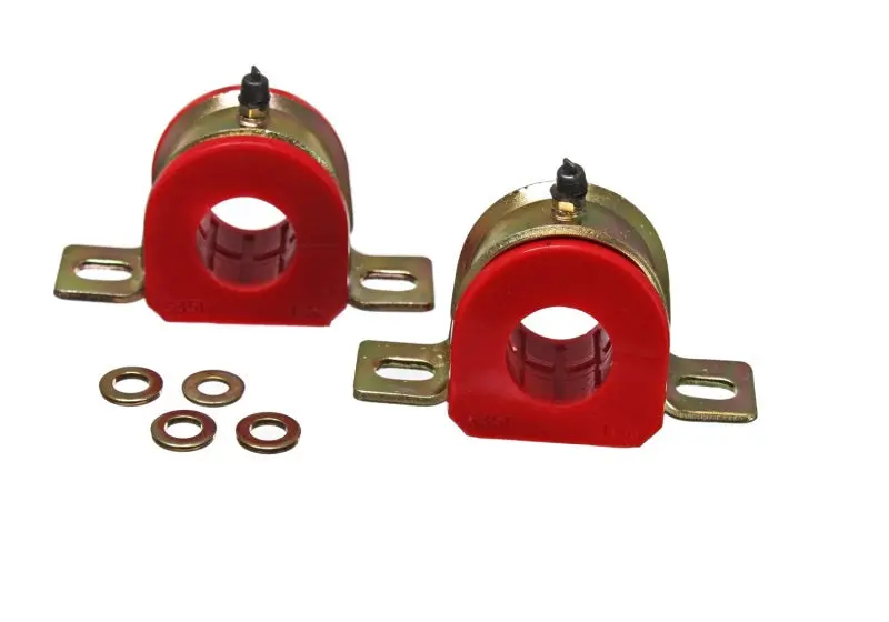 Energy Suspension 1-1/16-Inch Front Sway Bar Bushing Kit – Red Polyurethane 1