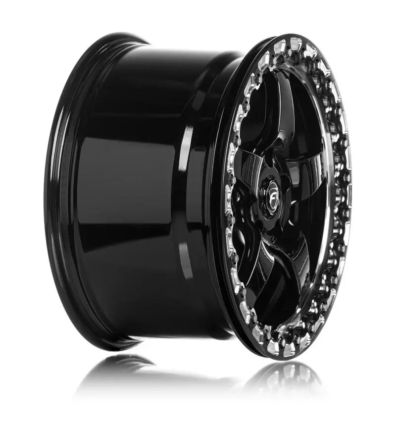 Forgestar D5 Beadlock-Style 15X10 Inch Gloss Black Wheel – 5X114.3, Et50, 7.5In Backspace 1