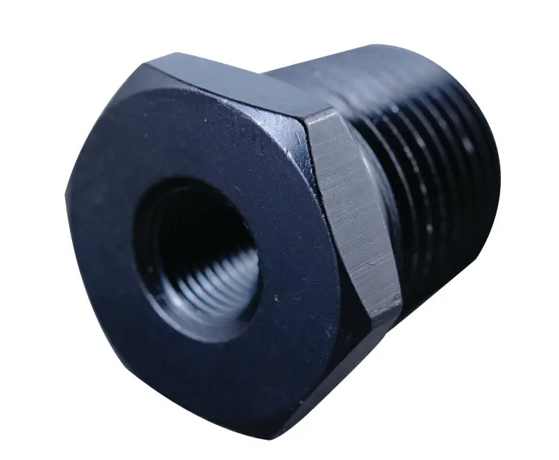 Fragola 1/2" X 1" Black Anodized Pipe Reducer Bushing For Fuel & Brake Lines 1
