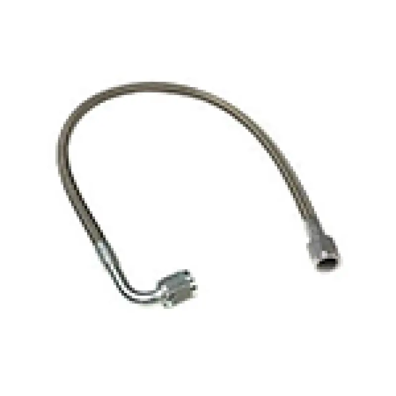 Fragola -4An Pfte Ext Black Hose Assembly Straight X 90 Degree 16In 1