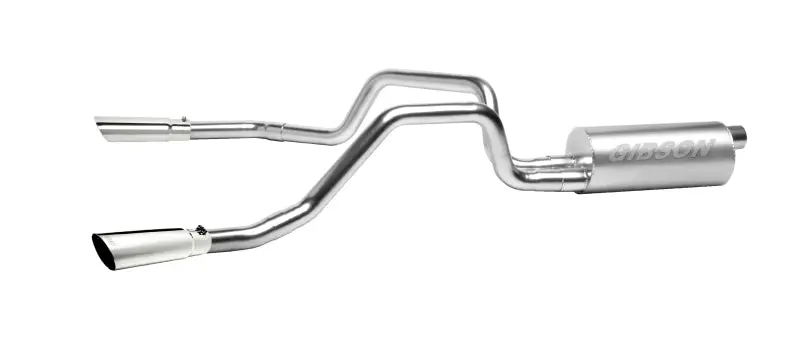 Gibson Dual Split Cat-Back Exhaust System – Aluminized Steel, For 2010–2013 Chevrolet Silverado 1500 Ls With 4.8L Engine 1