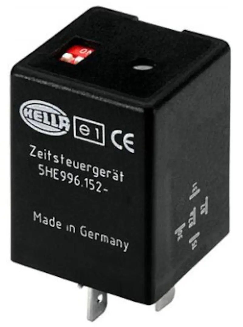 Hella 12V 5-Pin Timer Relay – Delay-On Function, Model 0900S 1