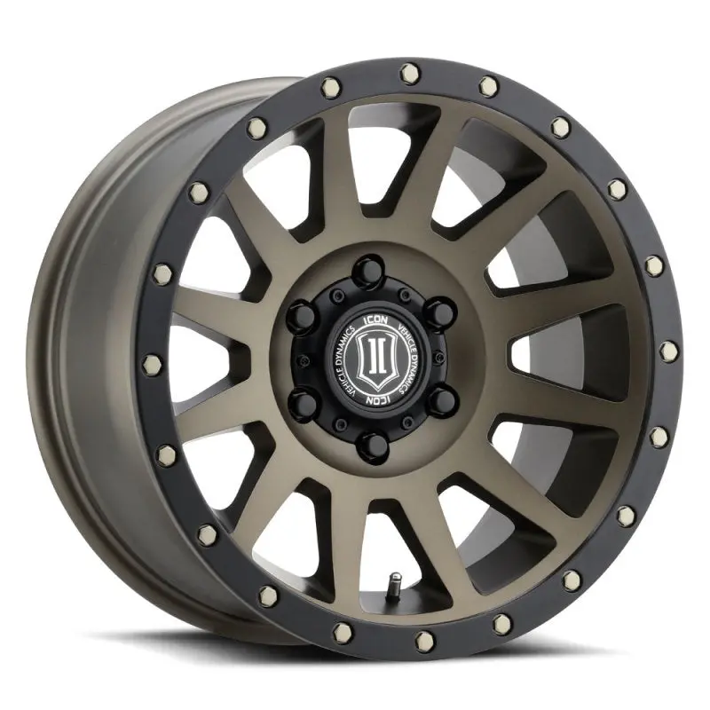 Icon Bronze Off-Road Wheel – 18X9 Inches, 6X135Mm Pcd, 6Mm Offset, 5.25-Inch Backspace 1