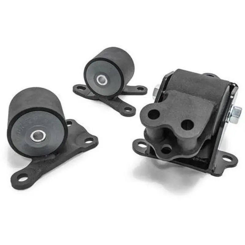Innovative 96-00 Civic B/D Series Black Steel Mounts 85A Bushings (3 Bolt) 1