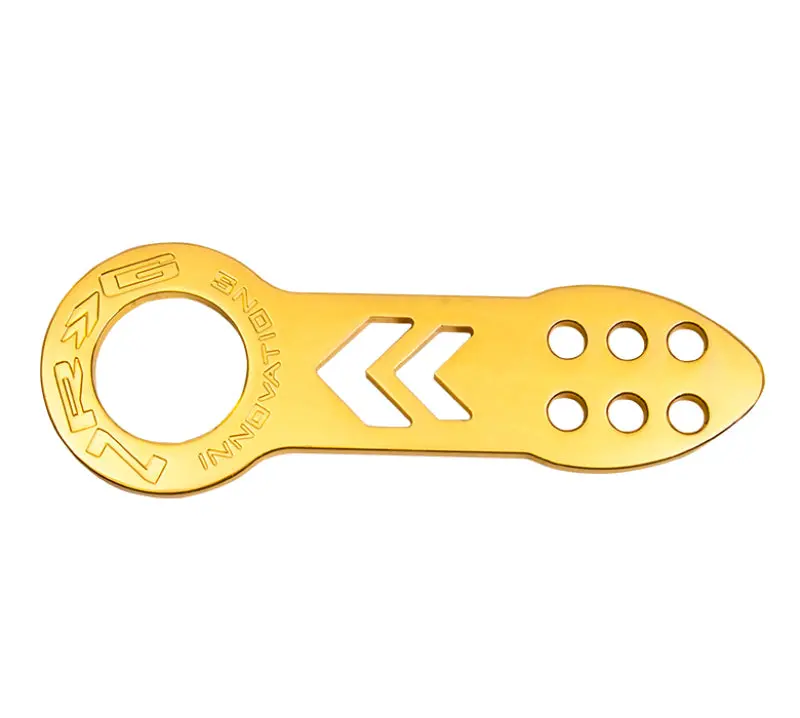 Nrg Universal Gold-Dipped Front Tow Hook For Off-Road And Recovery Use 1