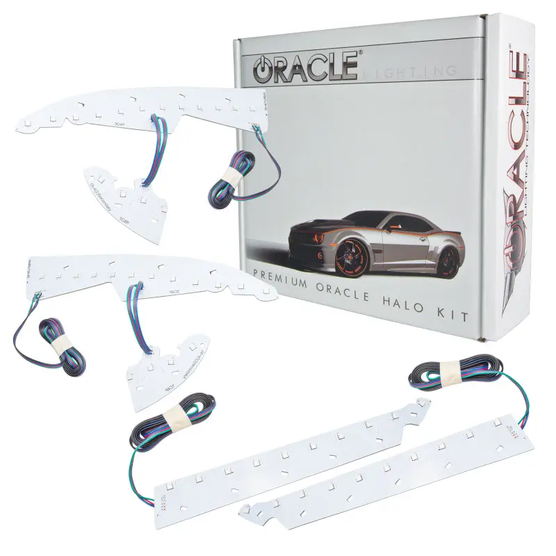 Oracle 14-15 Gmc Sierra Headlight Drl Upgrade Kit - Colorshift W/O Controller 1