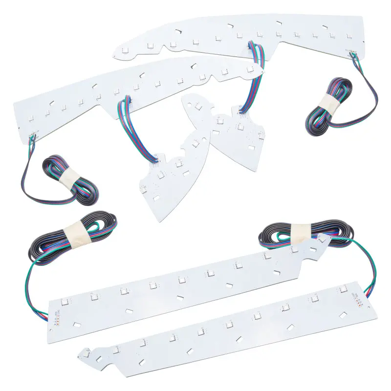 Oracle 14-15 Gmc Sierra Headlight Drl Upgrade Kit - Colorshift W/O Controller 2