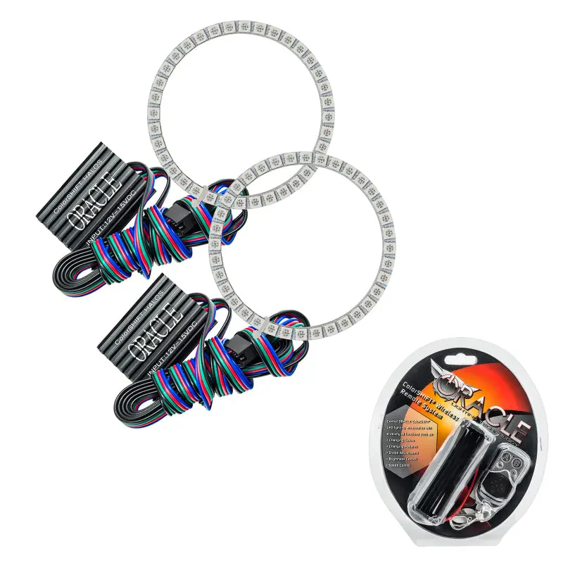 Oracle Fiat 500 12-17 Halo Kit - Colorshift See Warranty 2