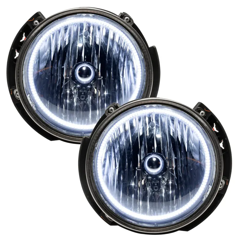 Oracle Smd Headlight Assembly For 2007–2016 Jeep Wrangler Jk – White Led Lighting 1