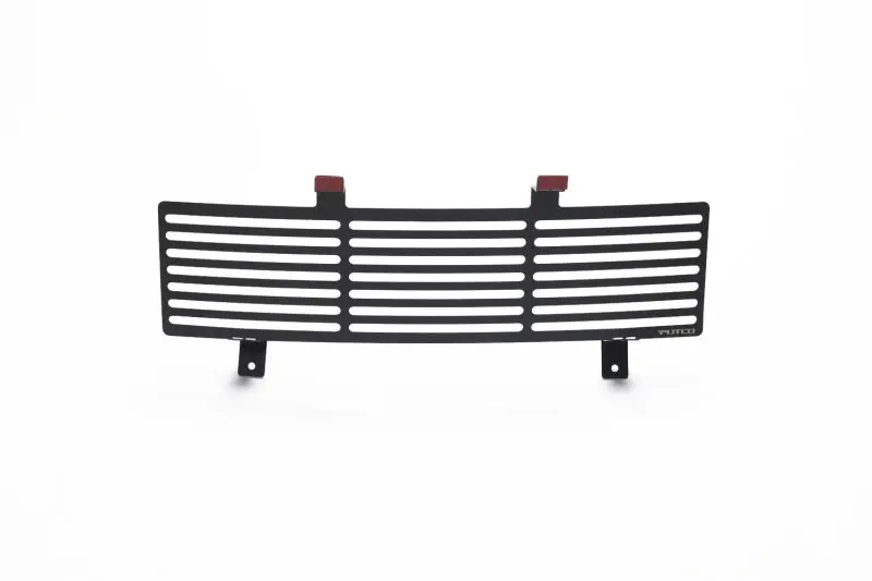 Putco Stainless Steel Bumper Grille Inserts For 2011–2016 Ford Super Duty – Black Bar Accent Style 1